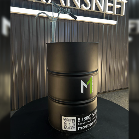 Бочка металлическая 200 литров с помпой черная матовая купить в Казани